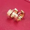 Titanium steel 18K rose gold love earrings for women exquisite simple fashion women's earrings jewelry gifts194G