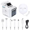 NUEVO 7 en 1 H2O2 Hydra Water Microdermoabrasión facial Máquina hidrofacial Hydro Water Dermabrasion Beauty Machine con máscara LED