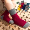 Kinder Atmungsaktive Baumwollsocken Baby Kleinkind Junge Mädchen Herbst Winter Frühling Warm Trend Cartoon Socke Für 1-12 Jahre Kinder Multi Farbe Großhandel