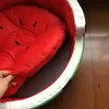 Cute Kennel House Warm Cotton Watermelon Modeling Dog Bed Mat Divano Pet Cat Bed per cani Fruit Bed S M L LJ201028