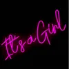 "Onun bir kız" işareti bar disko ofis ev duvar dekorasyon neon ışık sanatsal atmosfer ile 12 v süper parlak