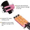 Profesjonalny Curling Żelazny Ceramiczne Potrójne Barrel Kurczowy Włosy Żelazka Fala Włosów Waver Styling Tools Styler Wand Wand