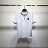 T-shirt POLO da uomo firmate Moda casual Ricamo in puro cotone bianco e nero T-shirt da uomo e da donna multicolore blu Taglia M-2XL