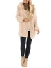 Jas vrouwen winterjas mode warme wol oversize revers trend bovenkleding winter vrouwelijke teddyjassen