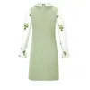 Gorąca Sprzedaż Kobiety Upadek Zima Tweed Sukienka Luksusowa Designer Tweey Dresses Empire A-Line Garnitur Vestido Dress