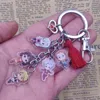 Keychains Handmade acrylic key chain, unique, animation, seven bugs, girls, women and men, jewelry, birthday gifts, direct