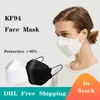 En stock Masques de protection jetables 10pcs / lot Masque KF-94 à 4 couches DHL Livraison rapide et gratuite