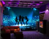 Custom photo wallpapers 3d murals wallpapers Dazzling dancing characters KTV bar sofa background wall paper home decoration