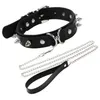 women slave leather neck collar