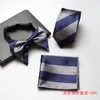 Pescoço amarra Sitonjwly Mens Tie Set Jacquard Handmade Lengata de gravata de gravata