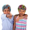 Kids Bonnet Night Sleep Caps Criança Meninas Bebê Cetim Elástico Banda Dupla Camada Dormindo Chapéus De Droorização Cap Africano Headtie