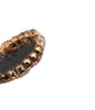 Designer ringar nitar Clash de Love Ring för kvinnor Solid Color Plated Gold Bague Homme Metal värdefull modesmycken Luxur Ring C273N