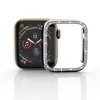 Elmas Tampon Durumda Lüks Bling Kristal PC Koruyucu Kapak Apple İzle Için Iwatch Serisi 7 6 5 4 3 45 44 42 41 40 38mm