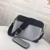 High Quality Designer TRIO Messenger Bag Eclipse Reverse Canvas Mens Crossbody 3 Piece Set Fashion Leather Man Shoulder Bags With Purse Wallet Clutch