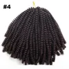 8inch 60strands Nubian Crochet Braids Ombre Synthetic Braiding Bomb Hair Extension For Fluffy 75184351304125