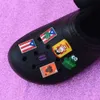 Çocuklar Hediye Yeni Özel Logo Bayrağı Tasarımcısı PVC Charms Tasarımcı Ayakkabı Charm