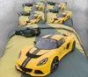3D Yatak Seti Araba Fotoğraflar Yatak Levhalar Kraliçe Twin Tam Nevresim Çarşaf Yastık 4 adet / takım Fitted Sac Ev Tekstili 201210