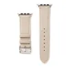 Convient pour le designer H Version Bands Watch Bands Iwatch Strap 38404244mm en cuir de haute qualité 8189943