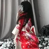 H女性用スリープウェア日本の着物セクシーなランジェリーバスローブソフトシルクローブ女性伝統的なスタイルローブユカタコスチューパマベルト3PCSセット