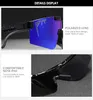 Bisiklet Gözlükleri Çifte Wides Marka Gül Kırmızı Çukur Viper Güneş Gözlüğü Çift Geniş Polarize Aynalı Lens TR90 Çerçeve UV400 Koruma WIH CASE 2022