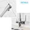 Chrome Kitchen Pure Water Kan 360 Rotacja wielofunkcyjna filtr kuchenny Oczyszczanie Żuraw Dubal uchwyty gorące zimne mikser T200810