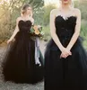 unique black wedding dresses