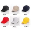 6 Färgdesigner Plain Cotton Custom Baseball Caps Justerbara strapbacks för vuxna mensvävar böjda sporthattar tomma solid Golf6838075