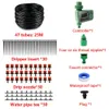 25M DIY Drip Irrigation System Automatic Watering Irrigation System Kit Garden Hose Micro Drip Watering Kits Adjustable dripper T200530