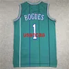 No.1 Bogues jersey Stripe Mesh light-green