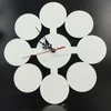 تسامي MDF Wood Clock Heat Transfor