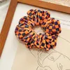 Halloween Velvet Hair Scrunchie Haarband Frauen fliehen elastische Bands Mädchen Haarbindungen Halloween großer Darm Haarzubehör9828820