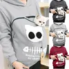 Fashion Cat Lovers Hoodie Canguru Dog Pet Dropshipping Pullovers Cuddle Pouch Sweatshirt Bolso Orelha de Animal com Capuz