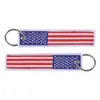 US Flag Keychains for Motorcycles Scooters Cars and Patriotic with Key Ring American Flag Gift Mobile Phone Strap Party Favor K1142