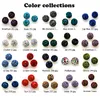 Miasol 20 Pcs Blue Pave Micro Crystal Ball Beads 10mm Disco Ball With Full Crystal For Diy Jewelry Making Accessories