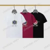 22ss Erkek Kadın Tasarımcılar T-Shirt Tee Makas Baskı Baskı Kısa Kollu Adam Ekip Boyun Paris Moda Streetwear Siyah Beyaz S-2XL