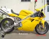 دراجة نارية هول ل Ducati 996 748 916 1996 دراجة نارية كيت 97 98 99 00 01 2002 مجموعة Fleatocycle الصفراء (حقن صب)