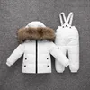 2019 neue Winter Daunenjacke Kinder Kleidung Set Baby Kleinkind Mädchen Kinder Kleidung für Jungen Parka verdicken Mantel Schnee tragen Skianzug T191026