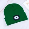 New wireless Bluetooth headset LED lamp knit hat Bluetooth call glow outdoor LED hat9716582