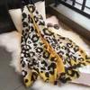 Phle Leopard Print Allmatch bawełna szalik nowy nadmorski wakacyjny ręcznik plażowy żeński krem ​​przeciwsłoneczny duży szal luksusowe szaliki 5032791