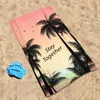 Sublimation Beach Towel Blank Polyster Soft Blanket Drying Swimming Shower DIY Bath Towels for Adults