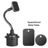 Magnetic Suction Car Cup Mount Adjustable Gooseneck Cell Phone Holder Stands Supports Smartphones Voiture