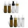 50 x Travel Emptpy 10ml 15ml Glass Essential Oil Dropper Bottle 13oz Drop Liquid Pipette jars 12oz Amber Cosmetic Packaging 20104646018