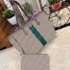 Luxe Tote Large Shopping Bag Designer 2 in 1 Schoudertas Totes Lederen Lederen Womens Mannen Crossbody Tassen Handtassen Portemonnee Handtas Koppeling Portemonnees Composiet