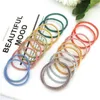 100 stks groothandel haar ringen touw voor vrouwen meisjes kleurrijke spiraal haar bands hot selling kinderen haaraccessoires