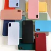 Candy Color Matte Cases Soft TPU Cover For iphone 12 11 Pro Max XS XR X 6 7 8 plus Galaxy S10 S20 NOTE 10 A10S A71 800PCS/LOT