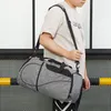 Women Sports Gym Bag for Fitness Training Waterproof Foldable Yoga Sac De Sport Racquet Handbag with Shoe Compartment Q0705