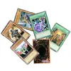 66pcs 영어 유 기 오 카드 유희왕 YU-GI-OH 카드 놀이 게임 거래 배틀 카르테 다크 마술사 컬렉션 키즈 크리스마스 장난감 G220311