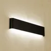 Lampa ścienna Nordic LED sypialnia Wandlamp Wandlamp Opociski oświetleniowe Modne aluminiowe oświetlenie domowe obok arandela1
