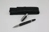 Classi Black silver grid body Roller pen with series number school office stationery writing perfect gift Crystal head