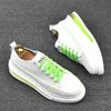 Luxury Design Men's Lace Up wedding Casual Shoes Fashion Sports Leather Sneakers Spring White Comfortable Platform Brand Outdoor Leisure Loafers Y111